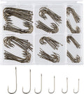 BASSDASH 180 Piece Aberdeen Fishing Hooks Assortment - Versatile