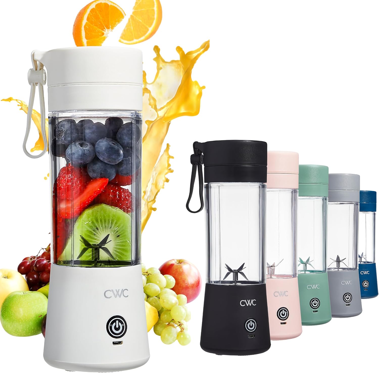 250W Portable Blender - Blend Anywhere, Anytime