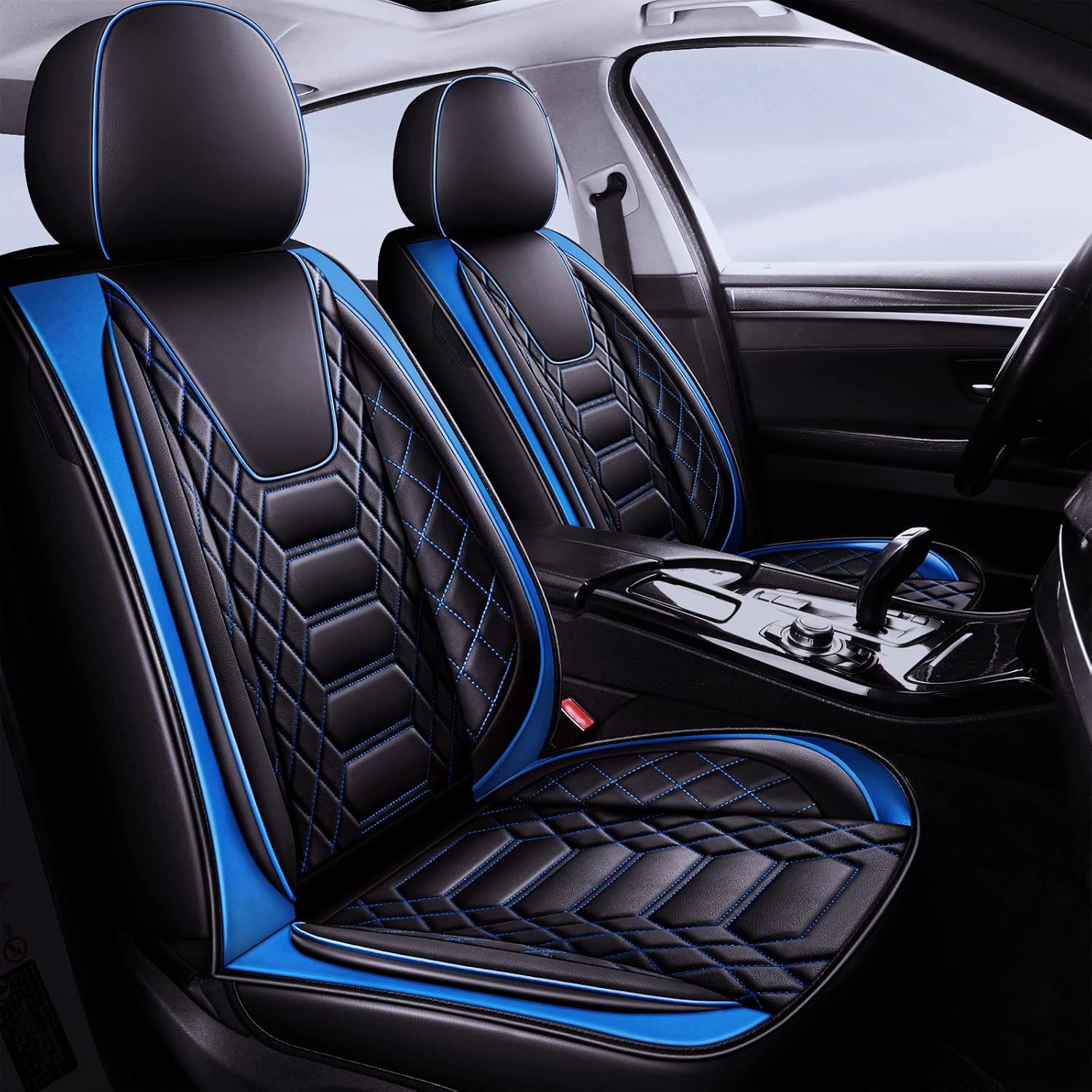 FREESOO Car Seat Covers Front Only 2pcs for Universal Fit