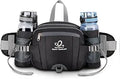 WATERFLY Fanny Pack Waist Bag with 2 Water Bottle Holders