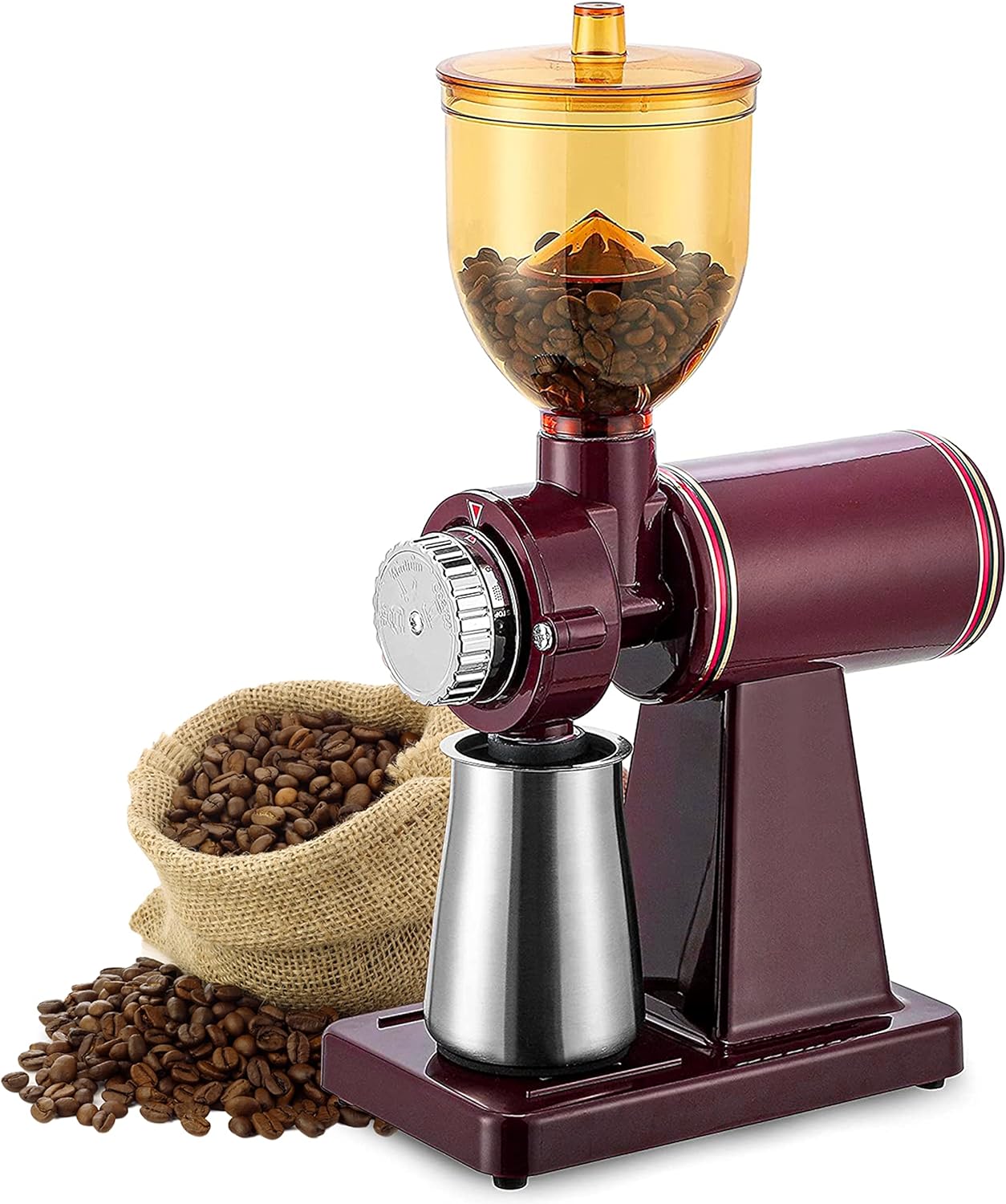 Professional Electric Burr Coffee Grinder - Upgraded Precision Grinding