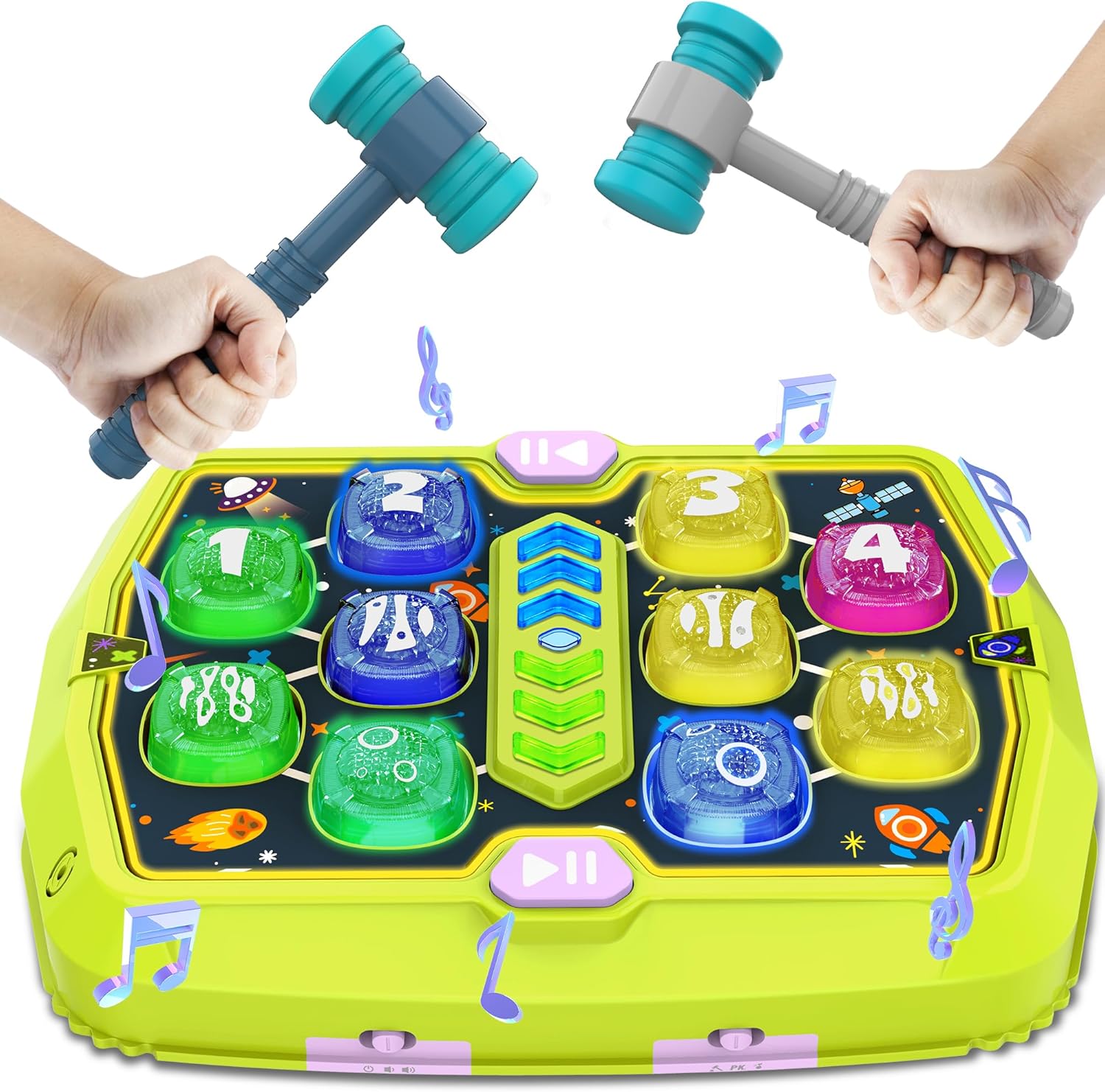 Hammer Mole Game Toy for Toddlers - Fun Educational Pounding Toy