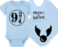 Wizard Baby Onesie Blanket and Bib - Cute Baby Gift Set for Photo