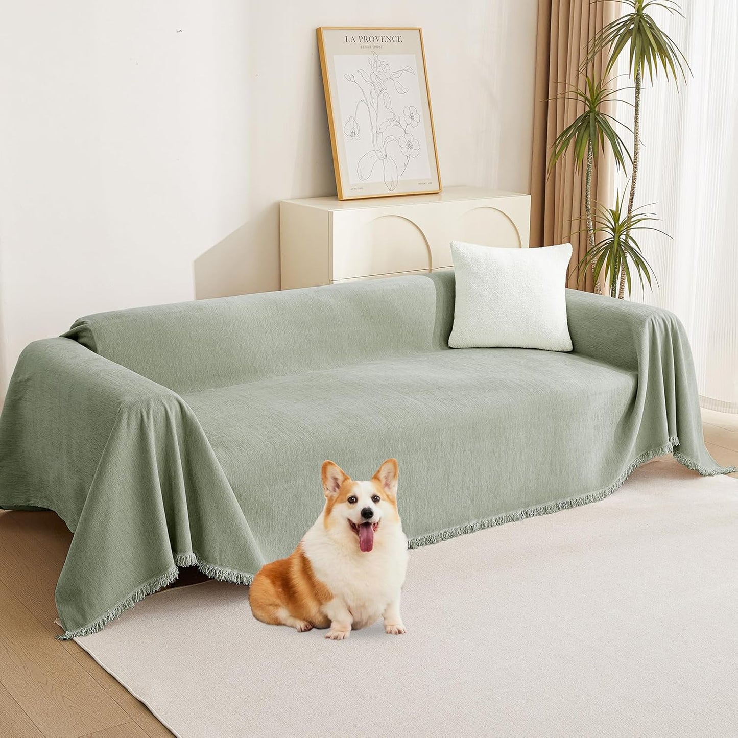 MYSKY HOME Chenille Sofa Slipcovers for Stylish Protection
