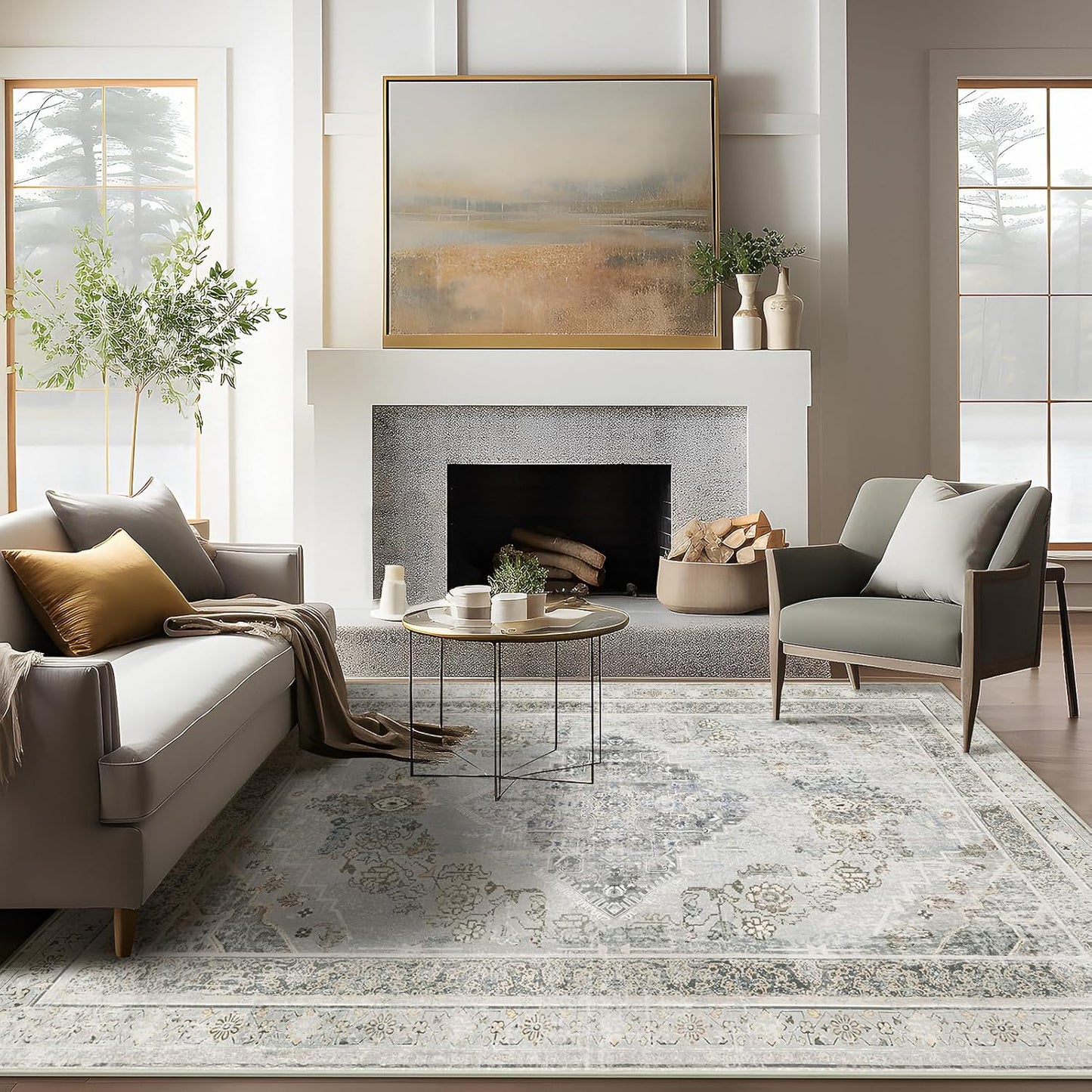 Phantoscope Vintage Collection Area Rug 6ftx9ft for Any Room
