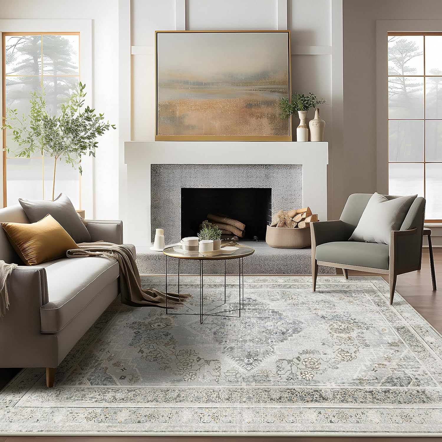Phantoscope Vintage Collection Area Rug 6ftx9ft for Any Room