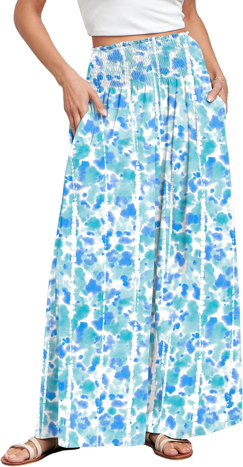Chic Women Palazzo Pants for Summer Boho Style and Comfort