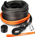 Shall 3/8 in x 92 ft Synthetic Winch Rope 25500 Lbs - Safer