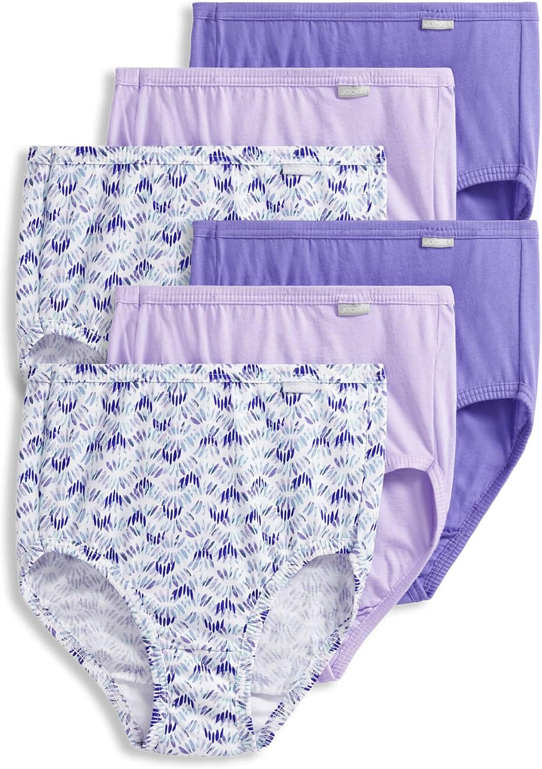 Jockey Women's Plus Size Elance Briefs - 6 Pack for Comfort