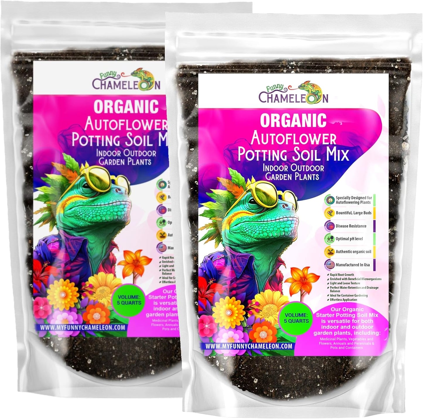 Organic Autoflower Potting Soil Mix for Healthy Plant Growth