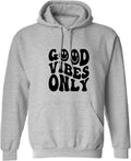 Good Vibes Only Crewneck Sweatshirt for Men - Heavyweight Unisex