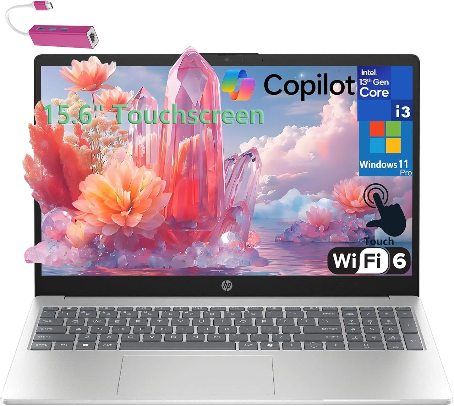 HP Touchscreen Laptop for College Students with 32GB RAM