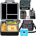 Lunch Box Set with Bento Box Container and Thermo - All-in-One Lunch