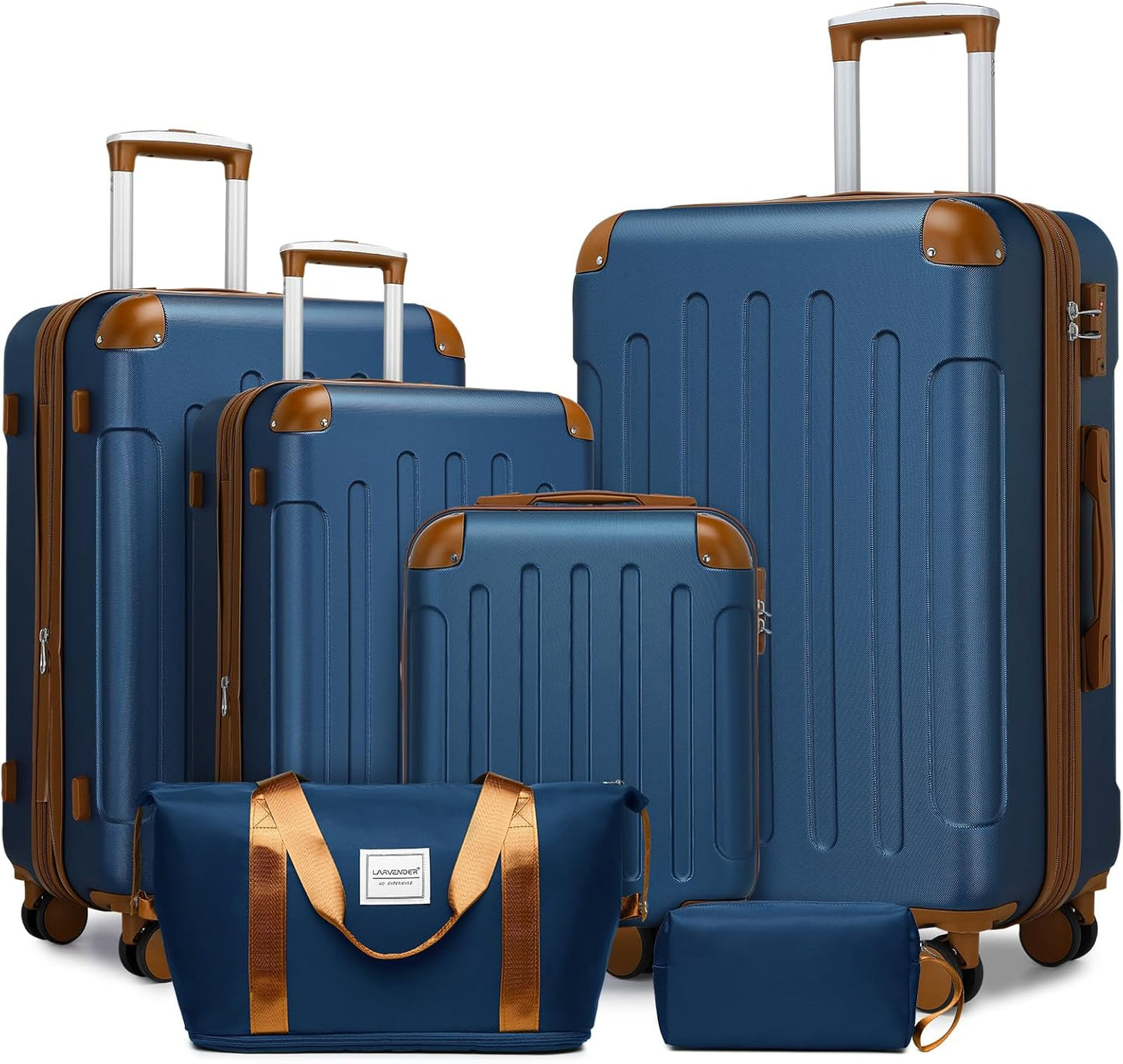 Expandable Luggage Set Clearance for Women - 6 Piece Set