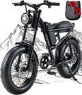 1500W Electric Bike for Adults Full Suspension - Long Seat Performance