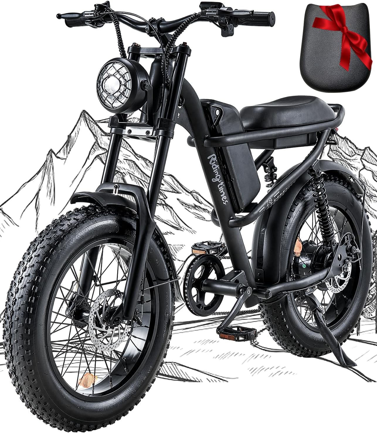 1500W Electric Bike for Adults with Full Suspension and Fat Tires