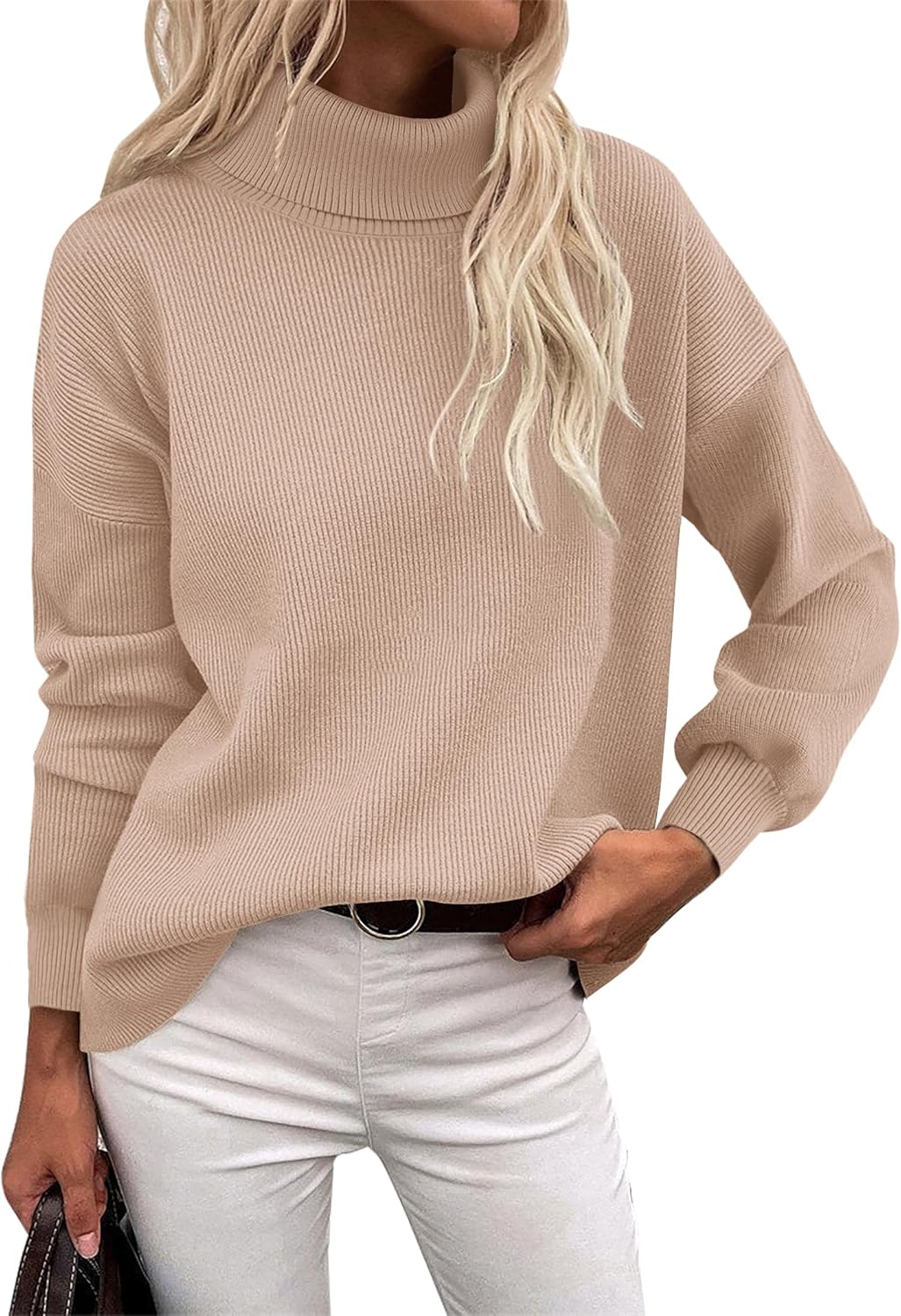 Zeagoo Women's Turtleneck Sweater for Fall Winter Style