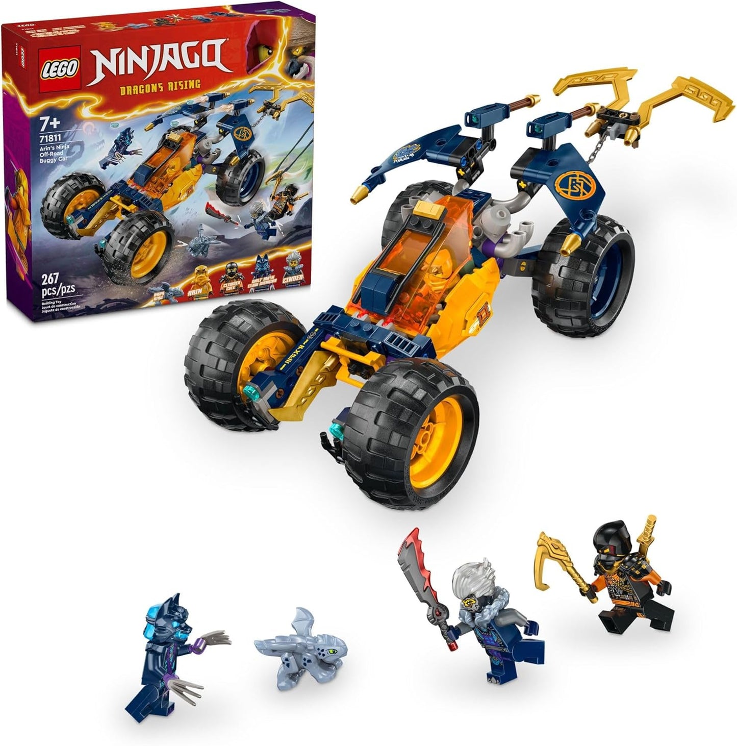 LEGO NINJAGO Dragon Buggy Set - 4 Minifigures, TV Show-Inspired Fun!