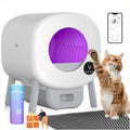 Self Cleaning Cat Litter Box Double Safety Protection - Large 100L