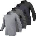 Long Sleeve Polo Shirts for Men - Moisture Wicking Golf Polo you