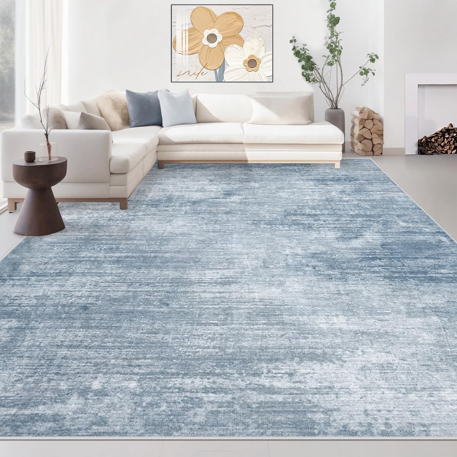 Modern Abstract 8x10 Area Rugs for Living Room and Bedroom