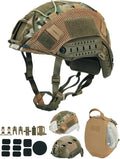 Airsoft Helmet with Fast Release Helmet Bag - PJ Type Tactical