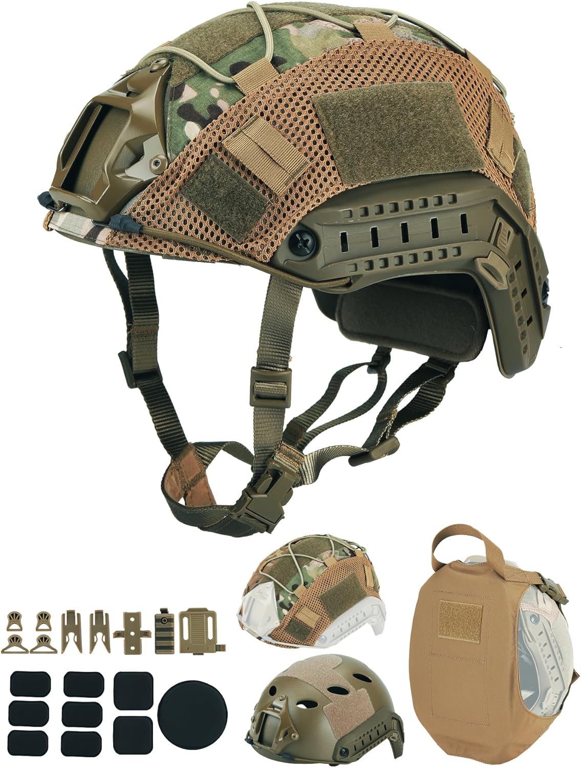 ZornRC Fast Release Airsoft Helmet Set