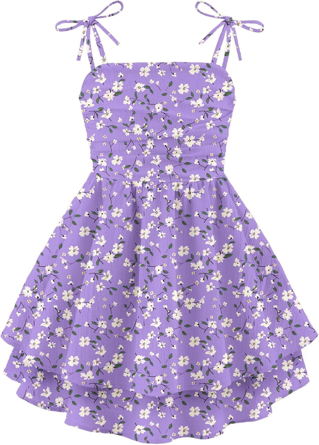 Arshiner Girls Summer Spaghetti Strap Dresses for Casual Fun
