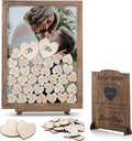 GLM Premium Wedding Guest Book Alternative with Welcome Sign - Rustic
