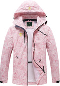 Women's Waterproof Rain Jacket - Lightweight Windproof Packable Hooded