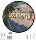 18 in Convex Traffic Mirror - Unbreakable Safety Mirrors for Driveways