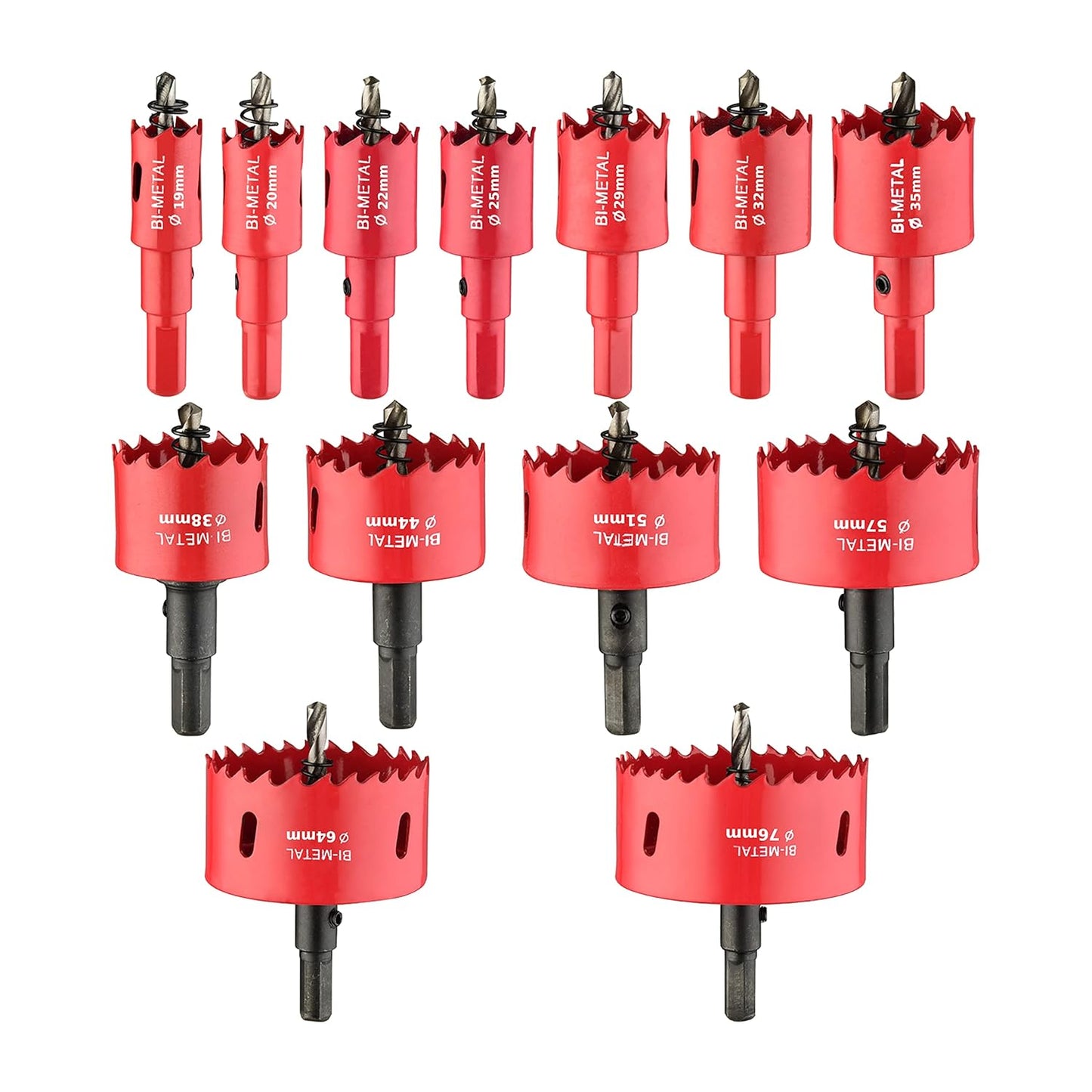 13PCS Bi-Metal Hole Saw Kit for Wood and Metal Cutting Needs