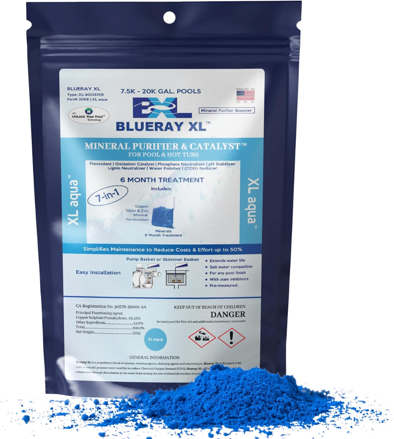 XL Aqua Mineral Purifier & Catalyst for Pools & Hot Tubs