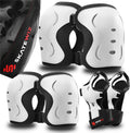 Skating Protective Gear Adults & Kids 6pc Set - Light, Low-Profile