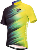 Men's Cycling Jersey Full Zipper with Pockets - Breathable Fit