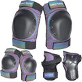 Skating Protective Gear Adult Knee and Elbow Pads - Tie Dye Style