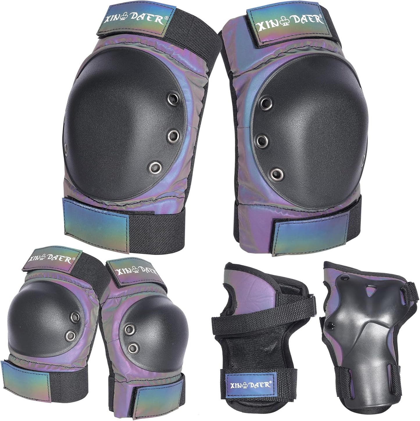 Skating Protective Gear for Adults: Knee and Elbow Pads Set