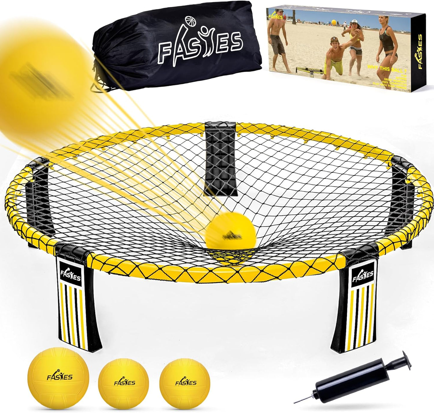 Outdoor Beach Ball Game Set for Family Fun and Excitement