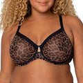 Sheer Mesh Full Coverage Unlined Underwire Bra - Sexy Supportive