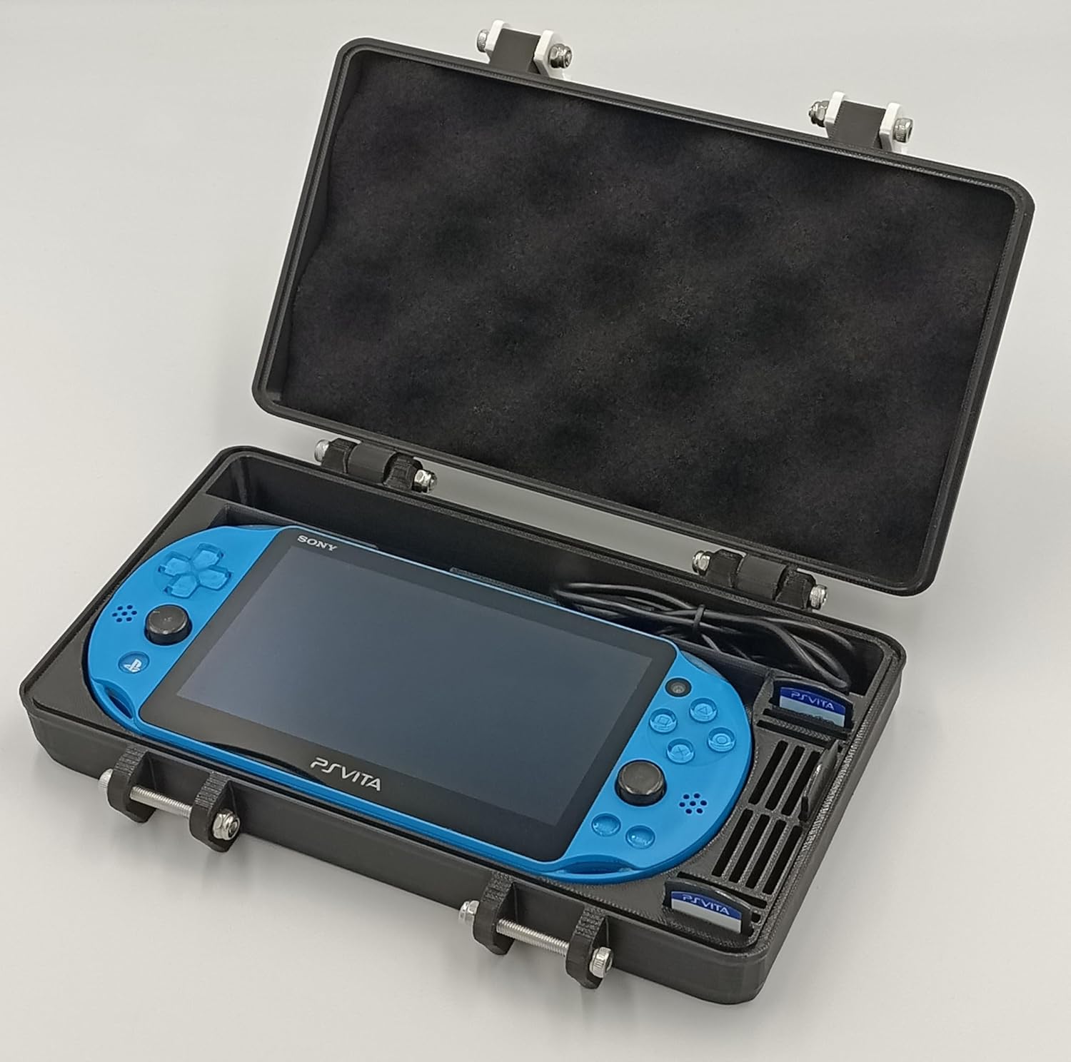 Rugged Protective Carrying Case for PS Vita 2000 - Store 14 Games
