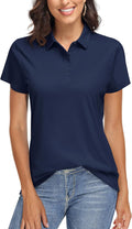 TACVASEN Women's Golf Polo Shirt UPF 50+ - Quick Dry Comfort