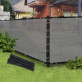 Gray 4FT x 50FT Outdoor Privacy Screen Fence - Durable Backyard Cover