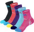 Quarter Ankle Hiking Socks for Women - Thick Cushioned 5 Pack