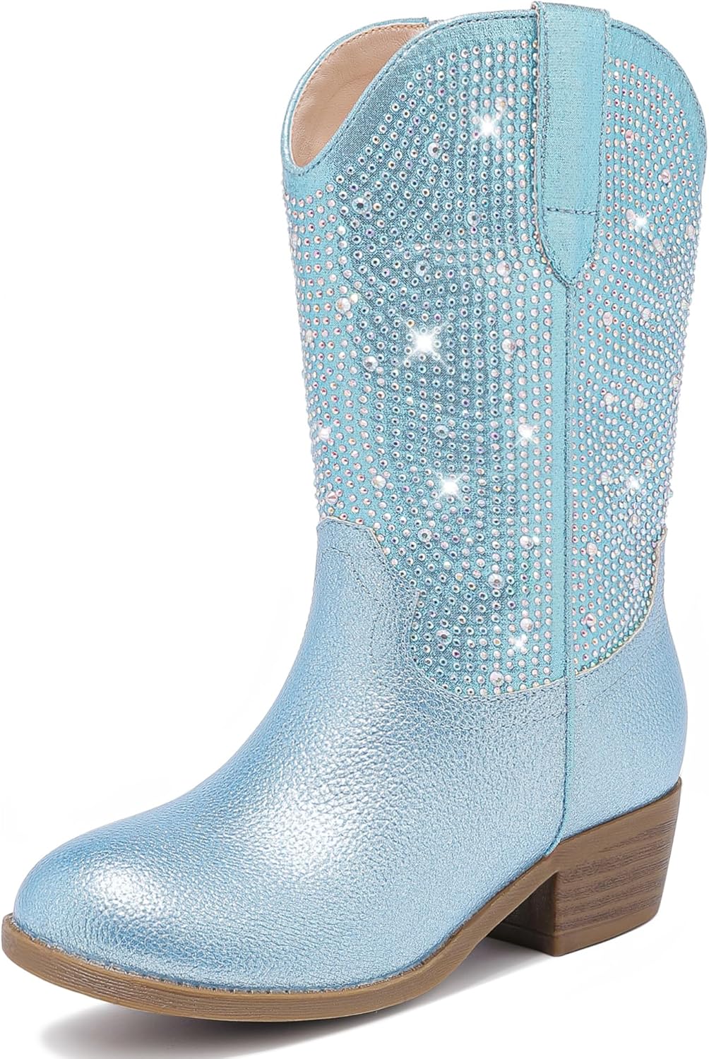 Rhinestone Sparkly Girls Cowgirl Boots for Little Kids Fun