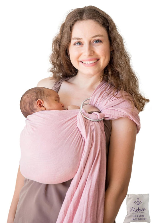 Comfortable 100% Cotton Ring Sling Baby Carrier