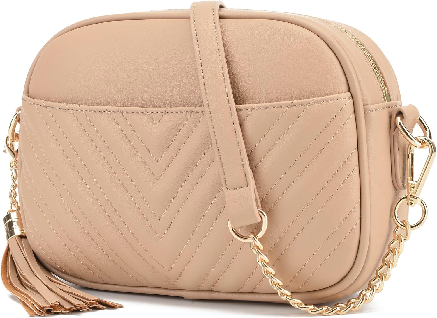 Lola Mae Quilted Crossbody Bag - Trendy Design Shoulder Purse