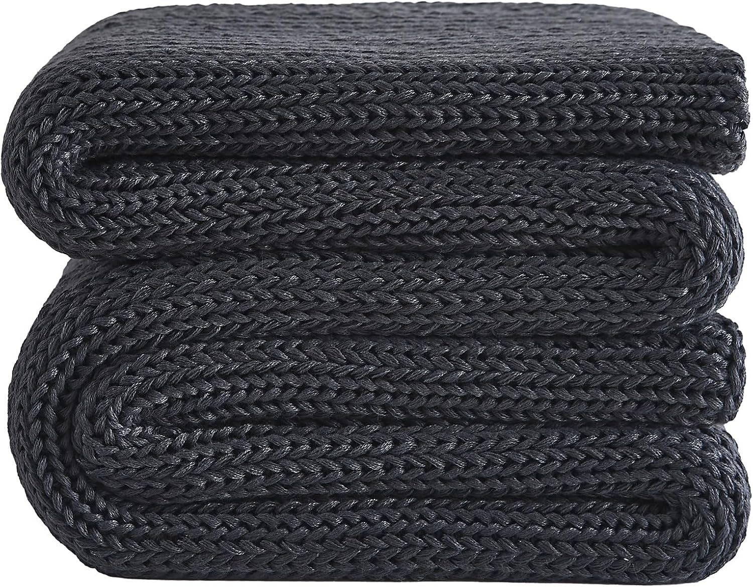 Knitted Weighted Blanket - 60x80 15lbs Cooling Chunky Knit