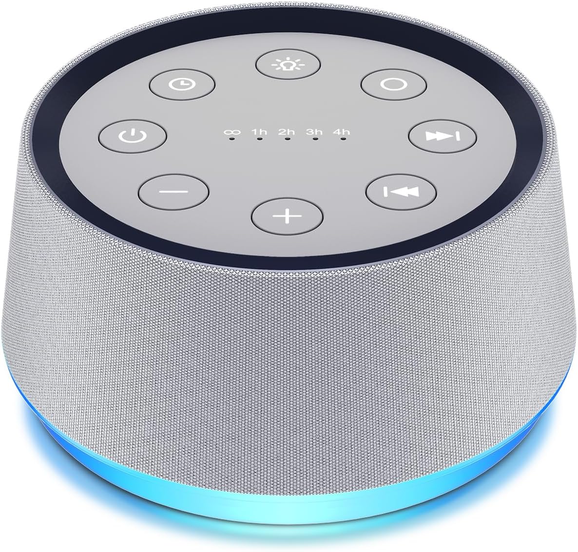 LazyNight White Noise Machine: 30 Soothing Sounds, 12 Colors Night Light, 36 Volume Levels