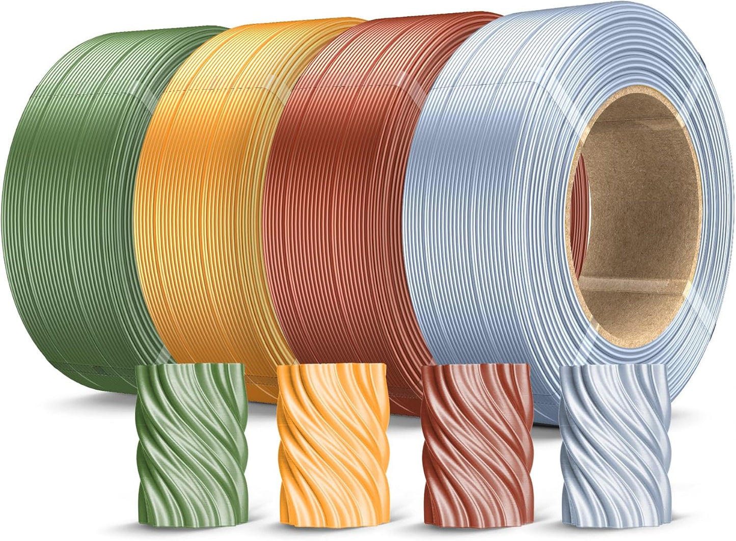 SUNLU 500g Silk PLA Filament Refill for Bambu Lab Printers