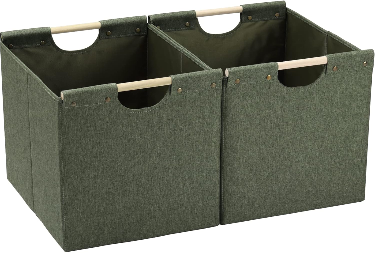 HOONEX Large Collapsible Storage Bins for Home and Office Use